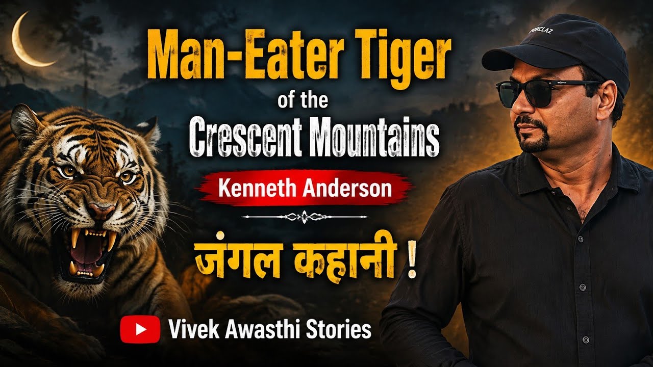 Man-Eater Tiger of the Crescent Mountains | Kenneth Anderson | जंगल कहानी ! Vivek Awasthi Stories 
