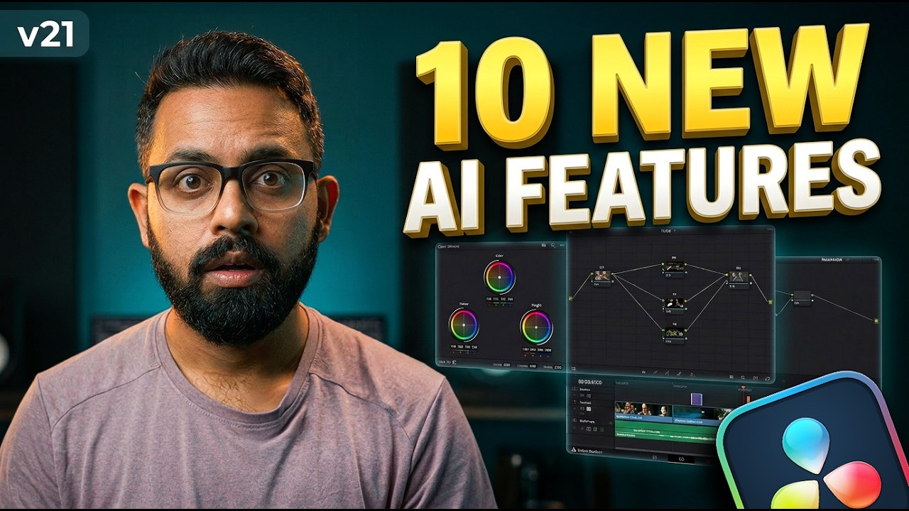 DaVinci Resolve 21 &mdash; это нечто! | 10 новых функций ИИ, которые вы обязательно должны попробовать