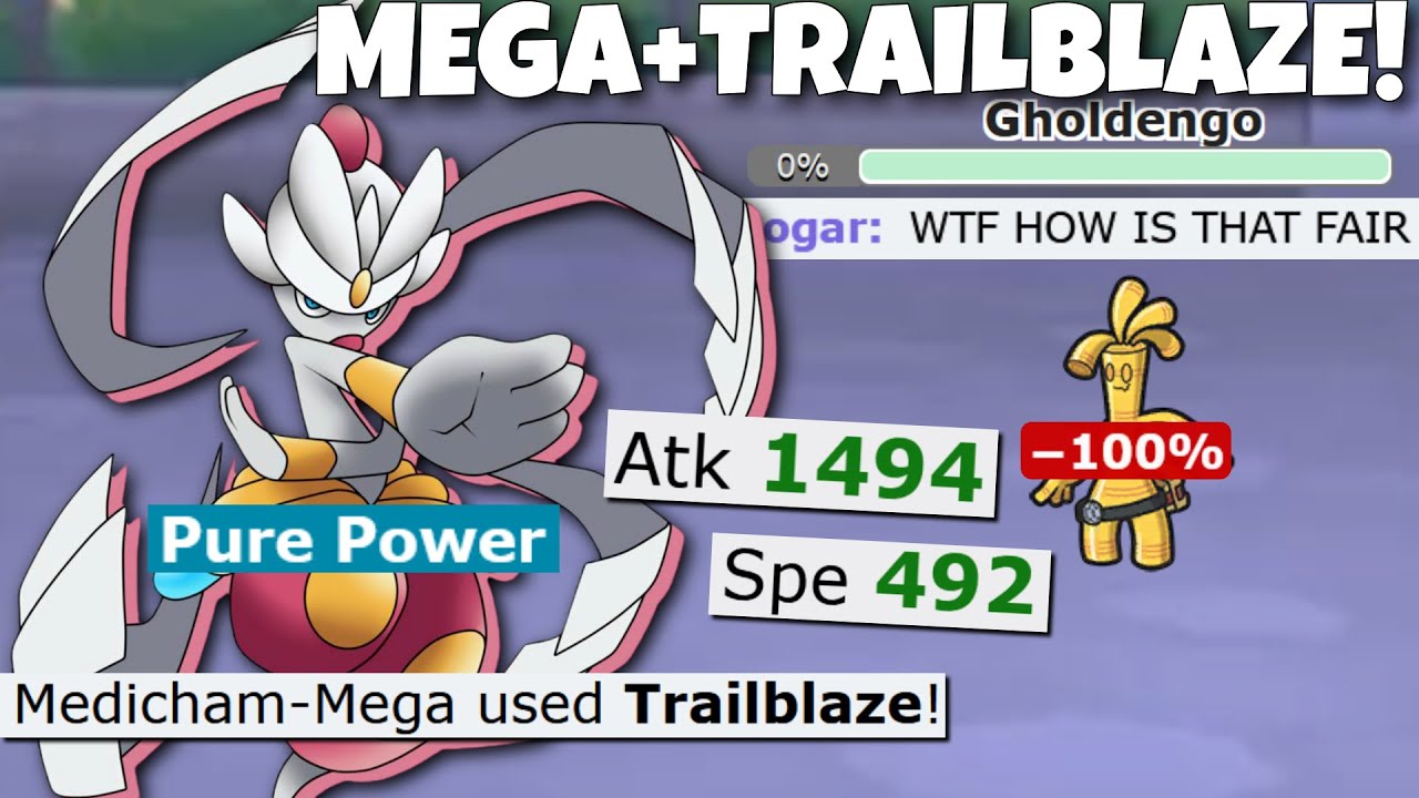 TRAILBLAZE MEGA MEDICHAM IS SO BROKEN! POKEMON SCARLET AND VIOLET