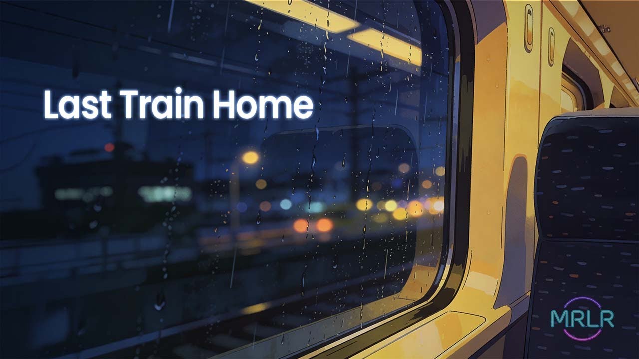 Last Train Home 🚆🌧️ Lofi Beats for Late Nights, Calm & Sleep | 1 Hour
