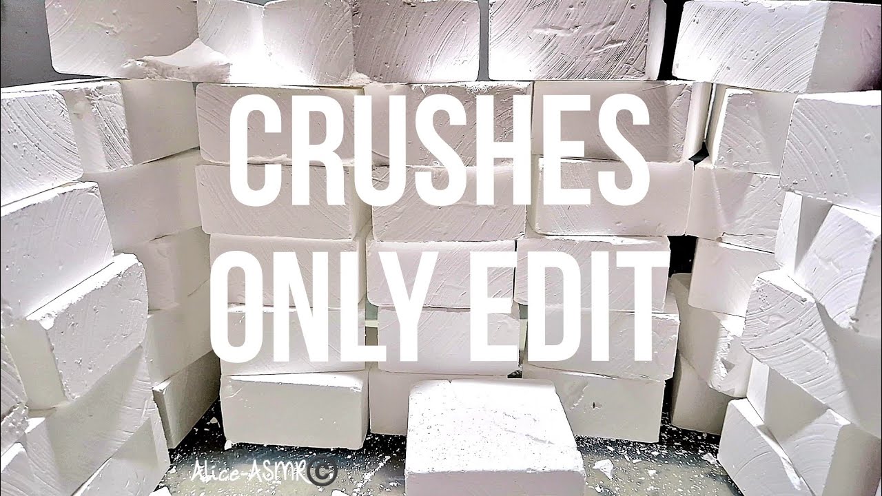 Crunchy Gym Chalk | 50 Blocks | Mass Crush | CRUSHES ONLY EDIT