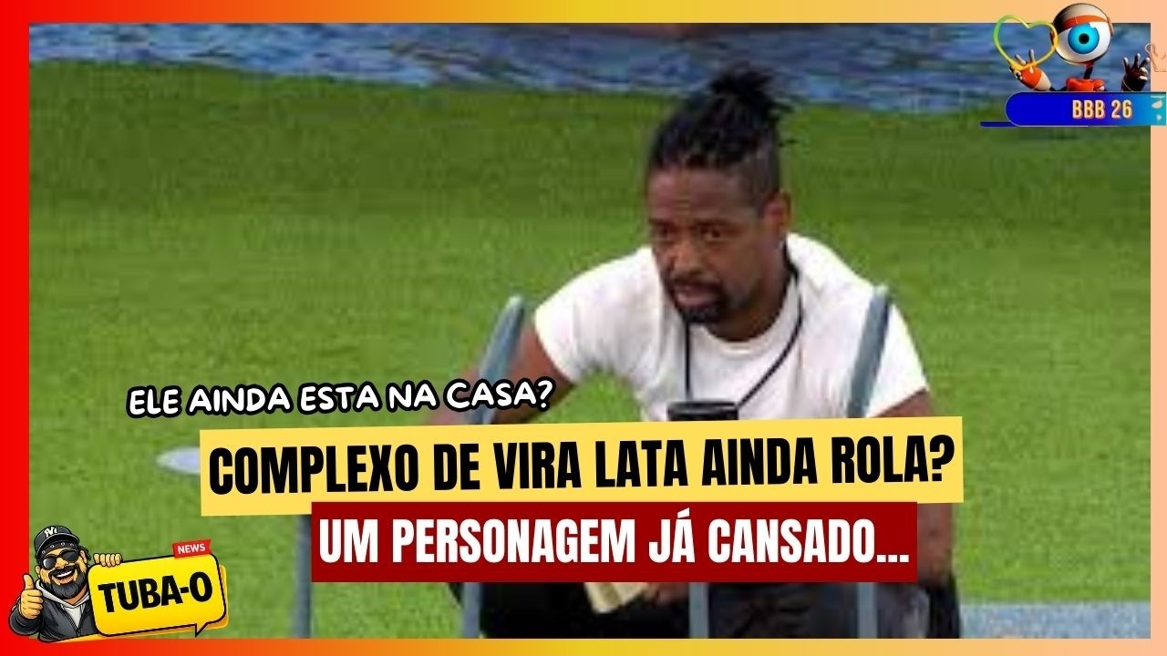 BBB 26 - LEANDRO BONECO BRIGA POR ESTALÉCAS E TENTA EMPLACAR DE HOMEM MISÉRIA! QUE COISA TOSCA!
