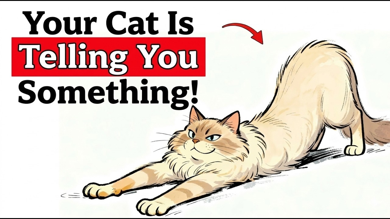 If Your Cat Stretches When It Sees You, Here’s What It Really Means...
