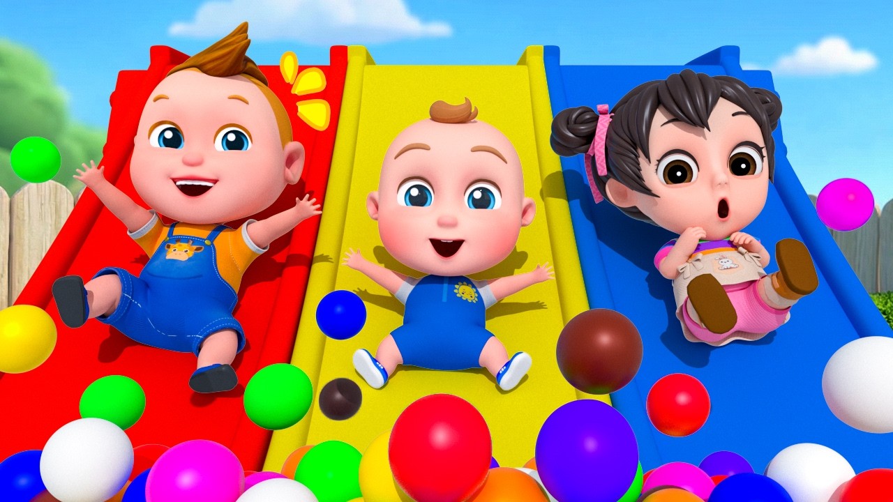 What Color Is This? Colorful Slimy Slides Song - Color Song | TimoBoy Kids Songs & Nursery Rhymes