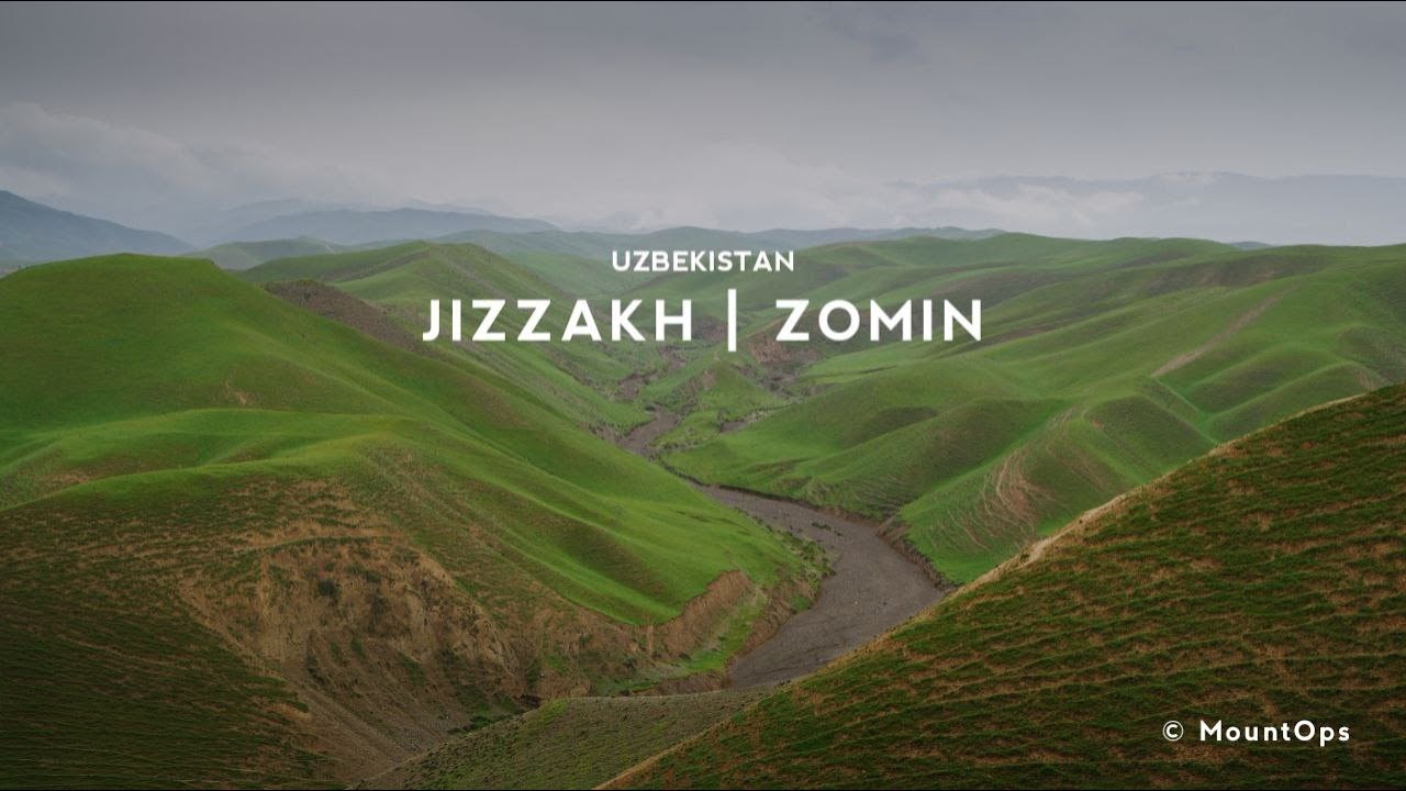 Zomin Mountains and Reservoir in Spring