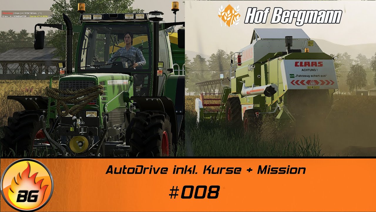 LS19 - Hof Bergmann 3 #008 | AutoDrive inkl. Kurse + Mission | FS19 | Let's Play [HD]