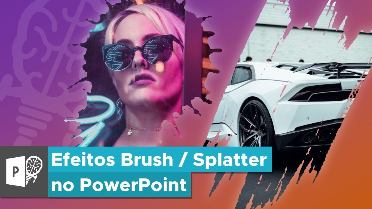 Como criar efeito Brush e Splatter no PowerPoint