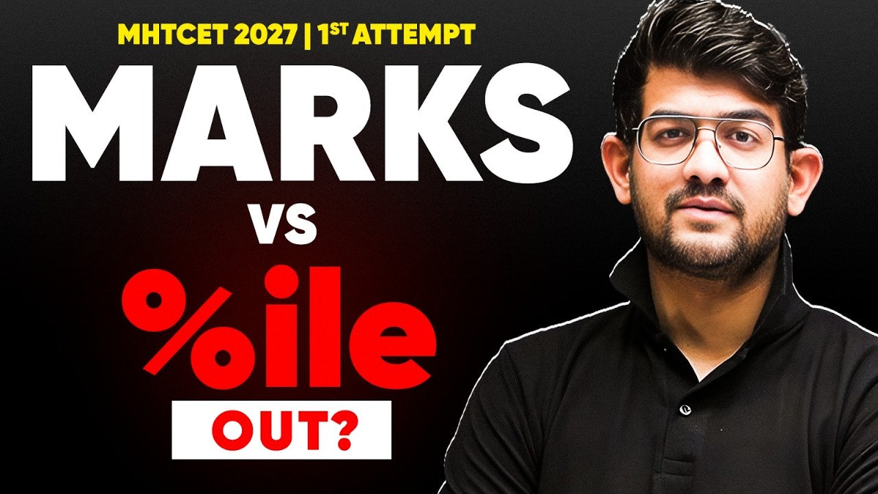 MHT-CET 2027 Marks vs Percentile Out ?  Know Your Target Score ! 🚨