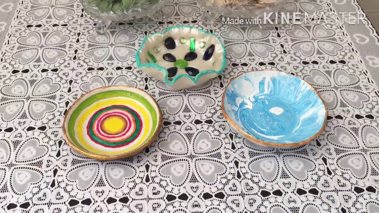 طريقة عمل صحون من عجينة السيراميك البارد