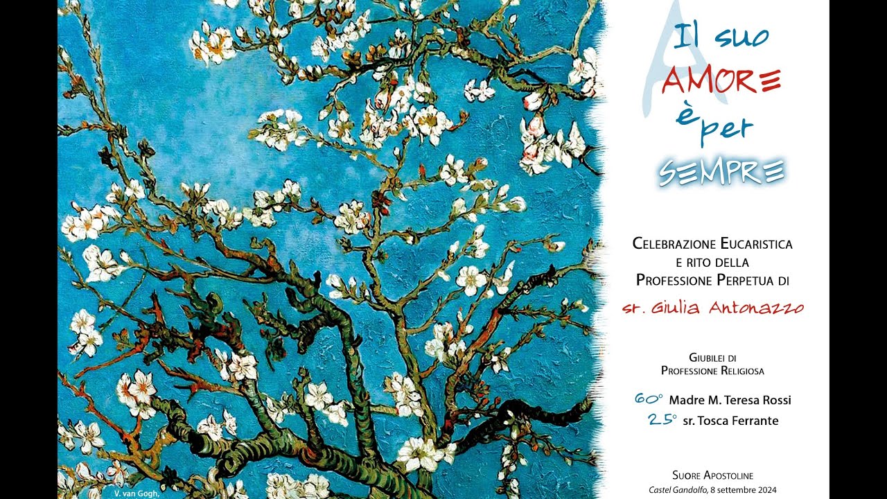Professione Perpetua di Sr. Giulia Antonazzo - 25° sr. Tosca Ferrante, 60° Madre Teresa Rossi
