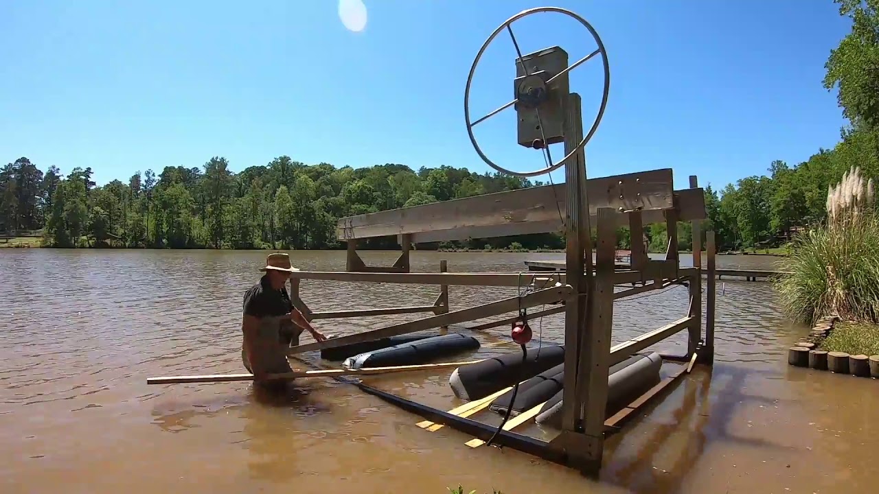 Floating A Boat Lift