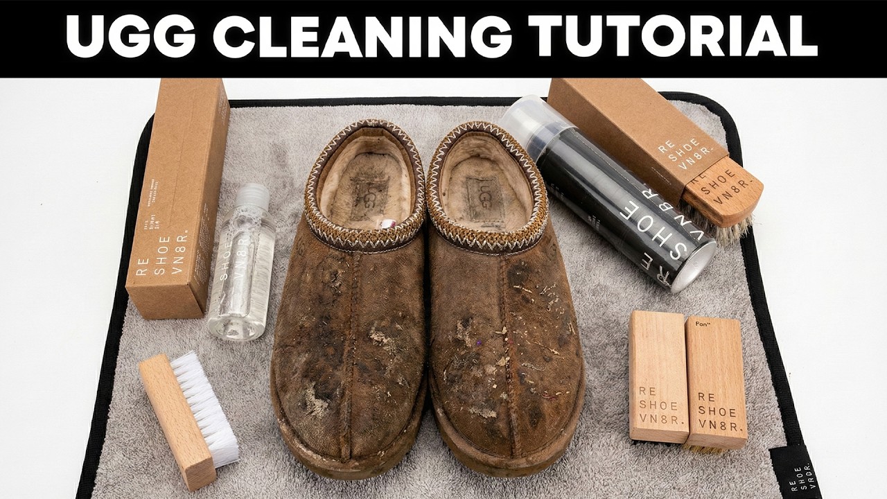 How To CLEAN UGG Tasmans the RIGHT Way | Remove Stains, Water Marks & Damaged Suede Easy