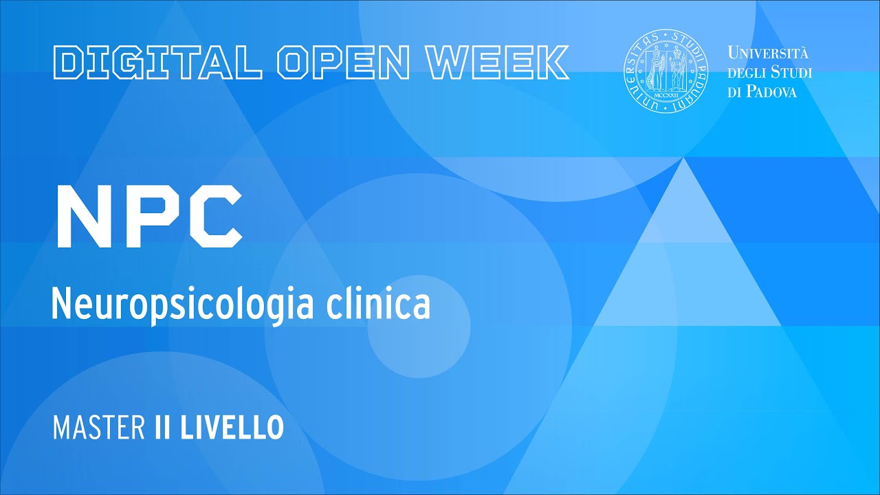 Open Day Master NPC 2025/26 - Neuropsicologia clinica