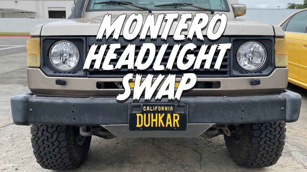 Mitsubishi Montero: Headlight Swap | Hooniverse Project Cars