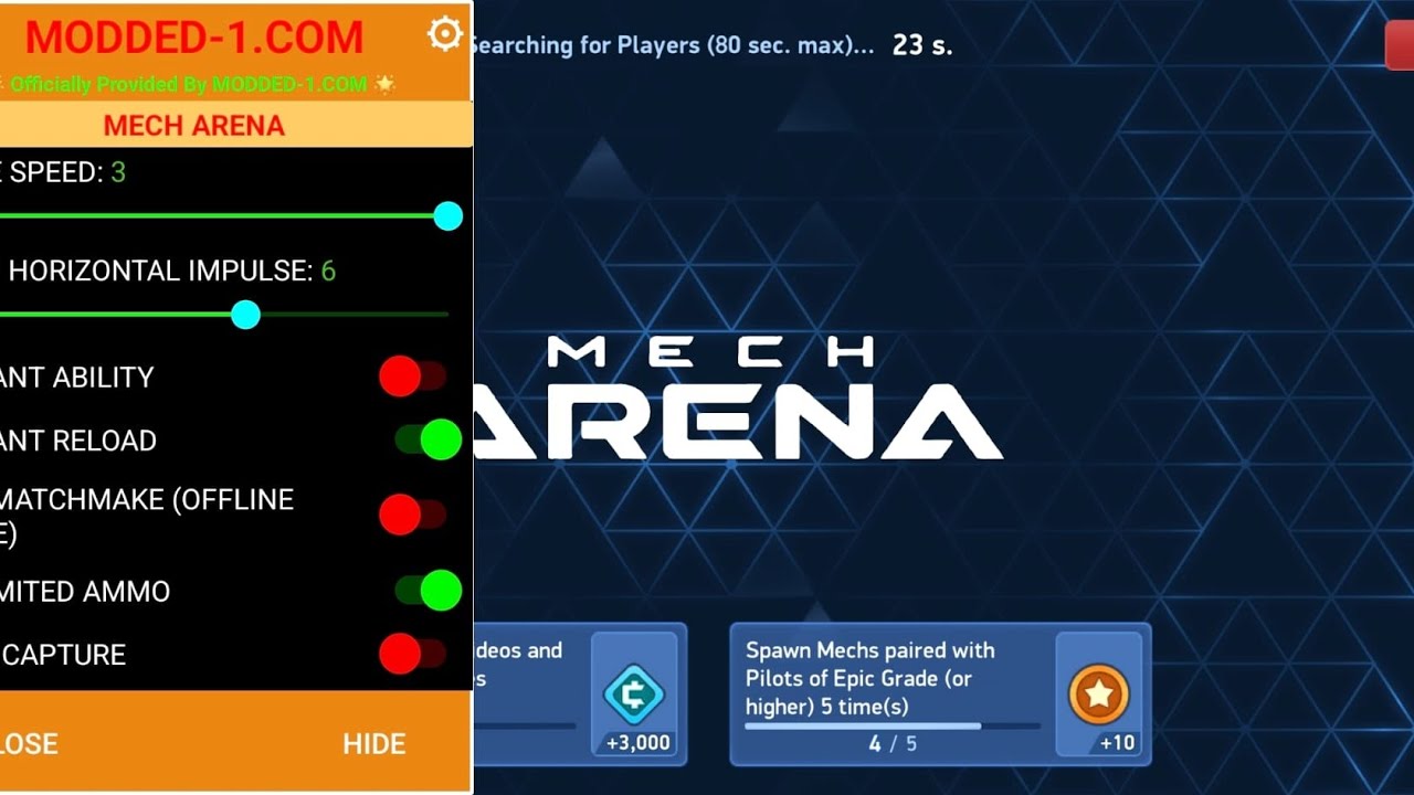 Mech arena hack gameplay in 2026 || Mech Arena  ||
