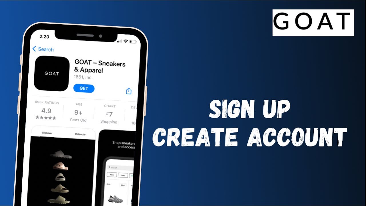How to Sign Up Goat App | Create New Account on Goat Shopping app