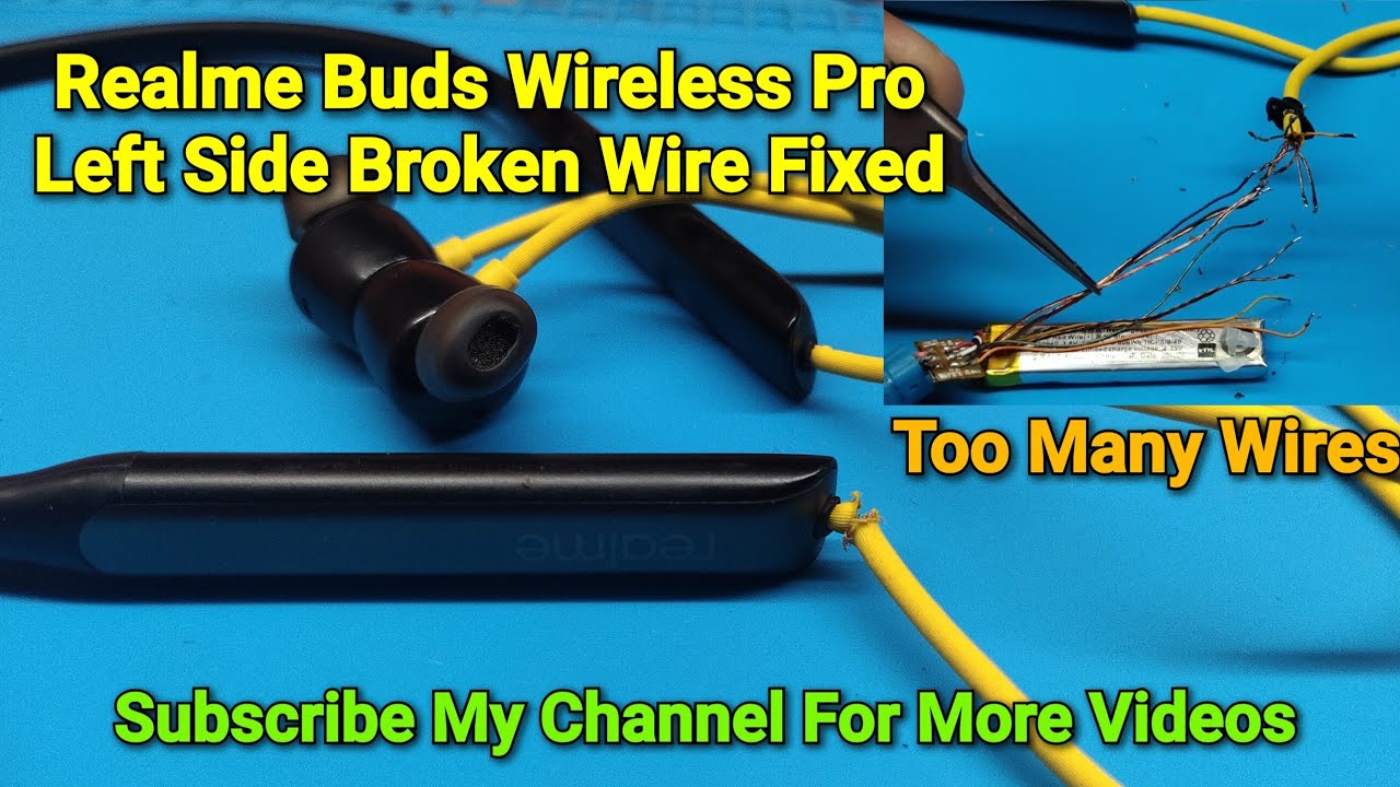 Realme Buds Wireless Pro Broken Left Side Repair | Not Powering On Too Fix
