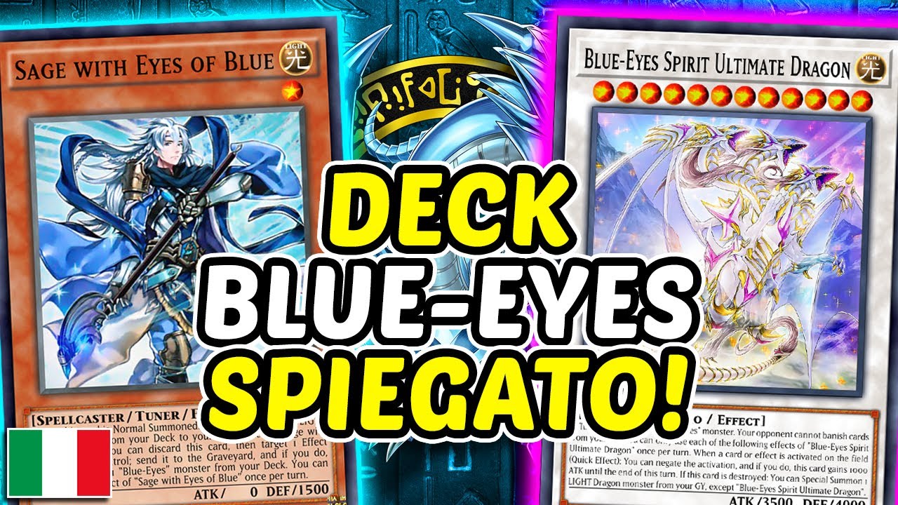 [ITA] Come Giocare Blue-Eyes nel 2025! Effetti e Combo Tutorial! ( Primite Occhi Blu )• Yu-Gi-Oh TCG
