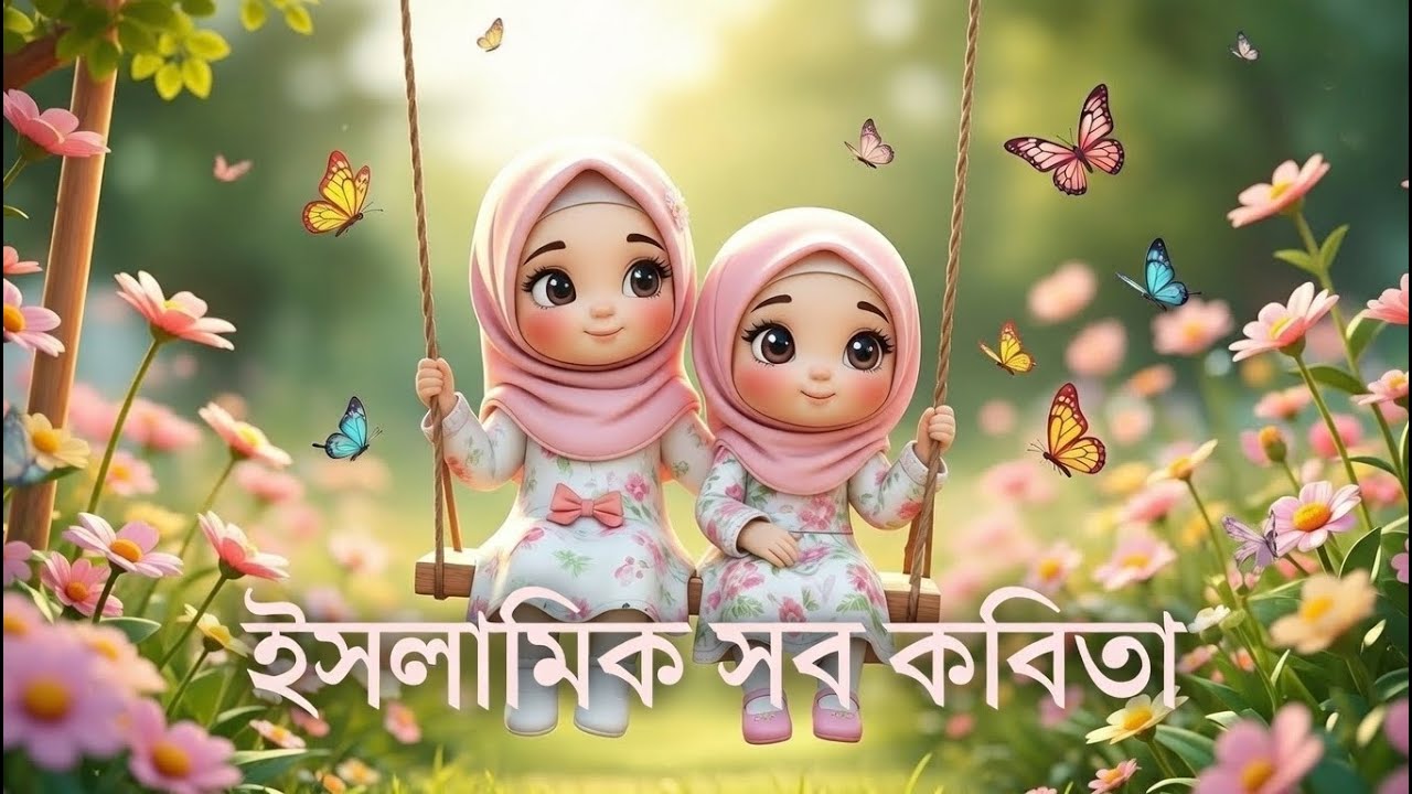 ইসলামিক সব কবিতা ছড়া।সুন্দর সব কবিতা।cartoon kobita