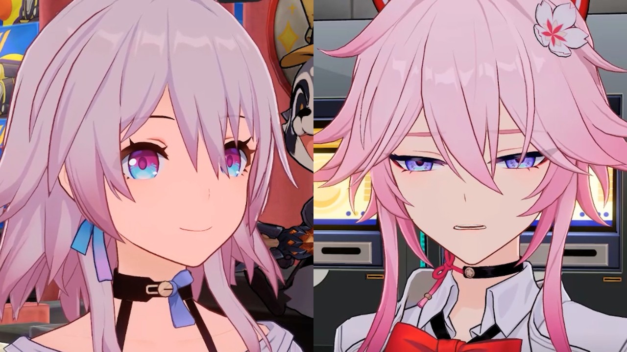 Evanescia meets another pink-haired girl... (HSR 4.1 Cutscene)