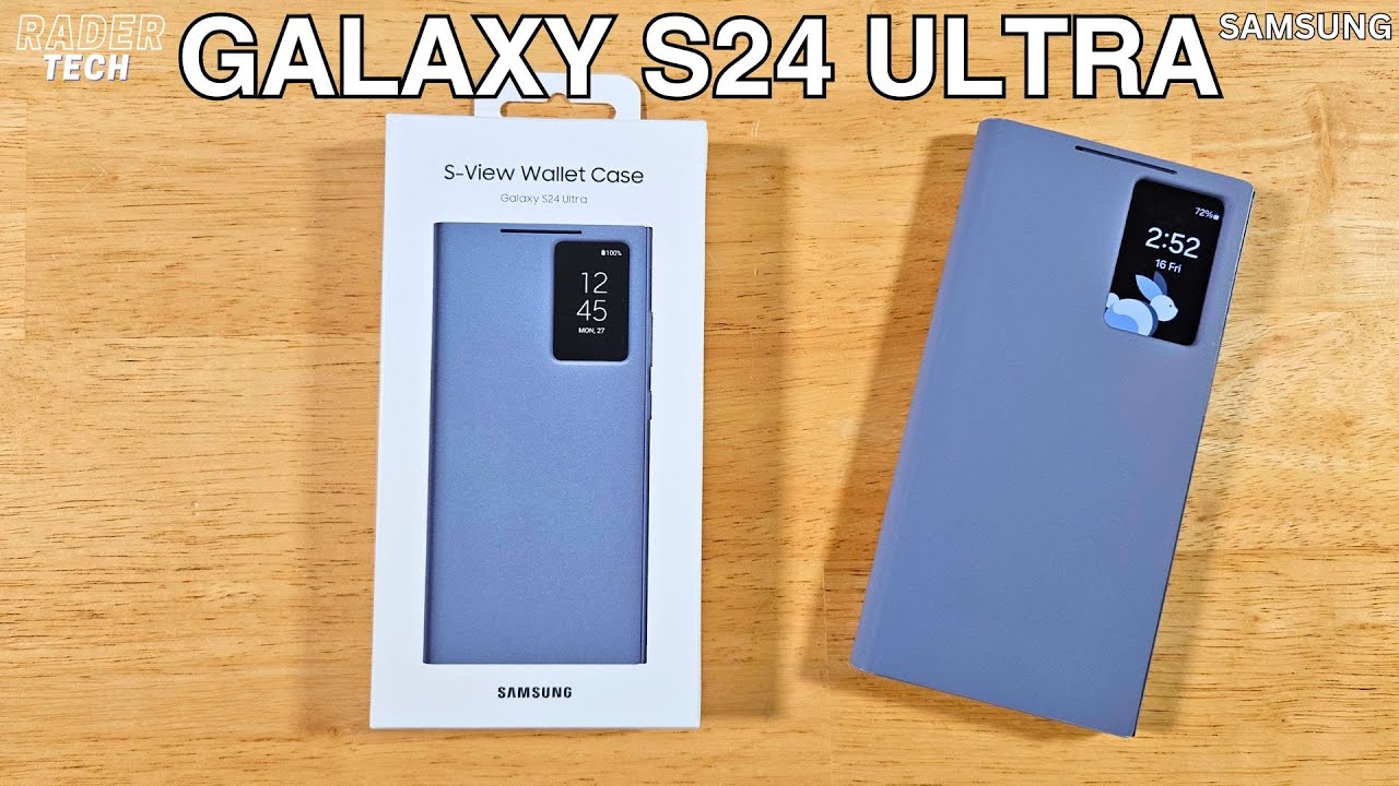 Чехол-кошелек S-View для Samsung Galaxy S24 Ultra