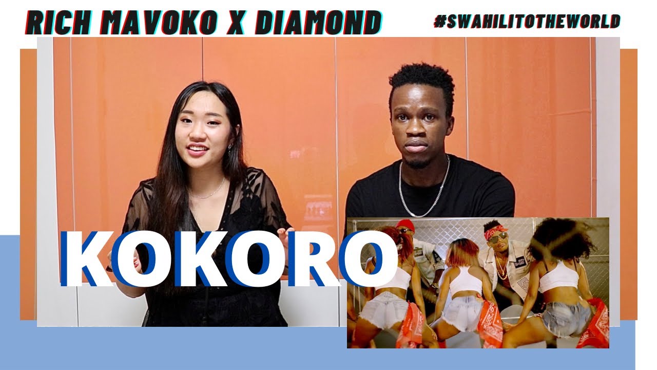 Rich Mavoko X Diamond Platnumz - Kokoro | Reaction Video + Learn Swahili | Swahilitotheworld