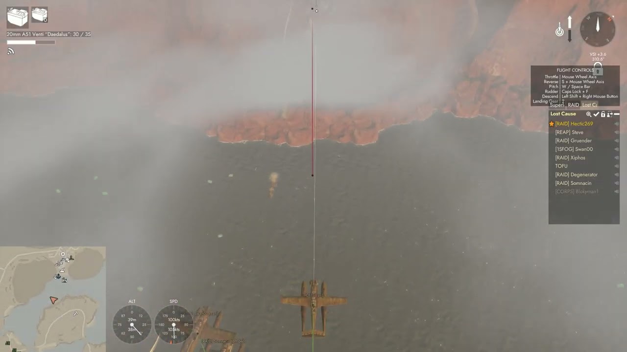 Scout plane assault on FMG - Foxhole