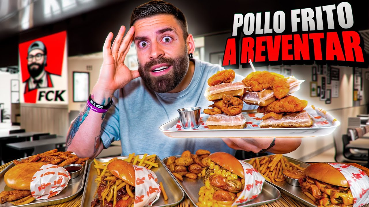 COMIENDO el POLLO FRITO M&Aacute;S VIRAL HASTA REVENTAR &iquest;ES EL MEJOR DE MADRID?