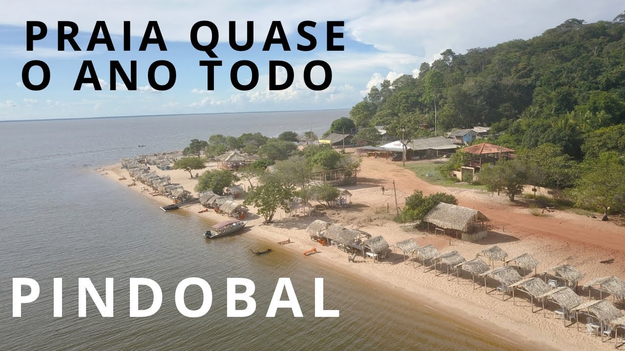 Pindobal, uma das praias mais bonitas da Amaz&ocirc;nia, no oeste do Par&aacute;