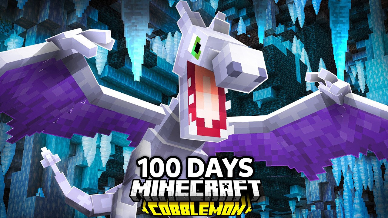 I Spent 100 Days as FOSSIL TRAINER Pokémon Minecraft VS. my Rival! (Duos Cobblemon)