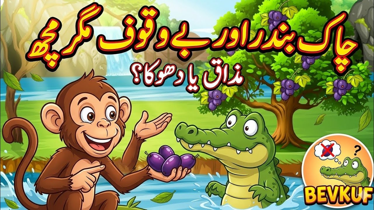 Chalak bandar aur bevkuf magarmacch
