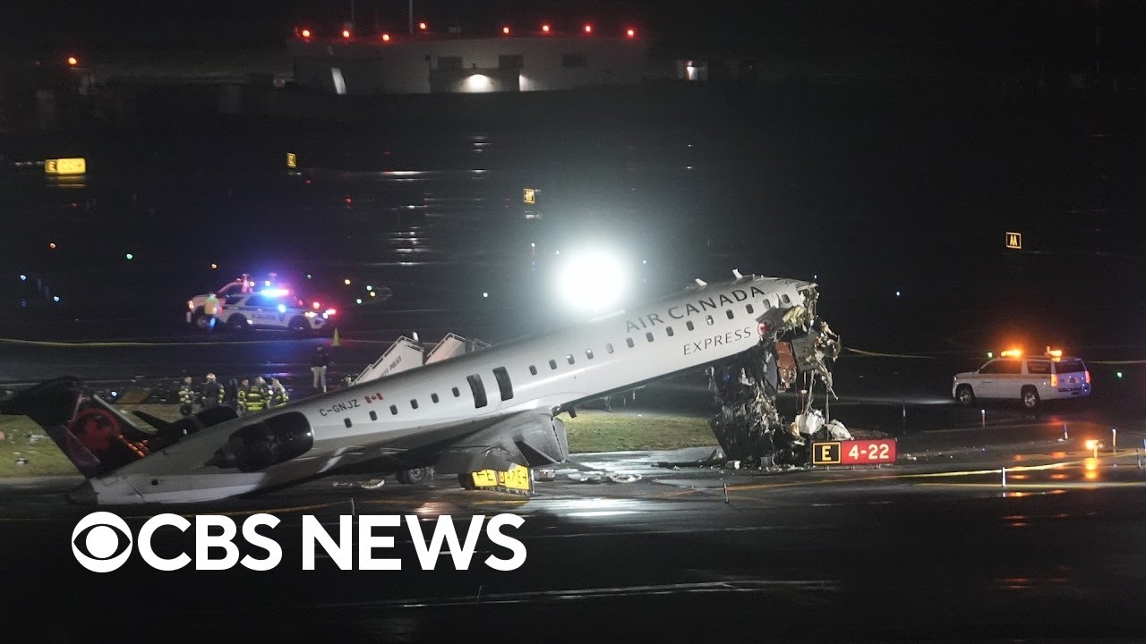 Deadly collision between plane, firetruck at New York's LaGuardia Airport