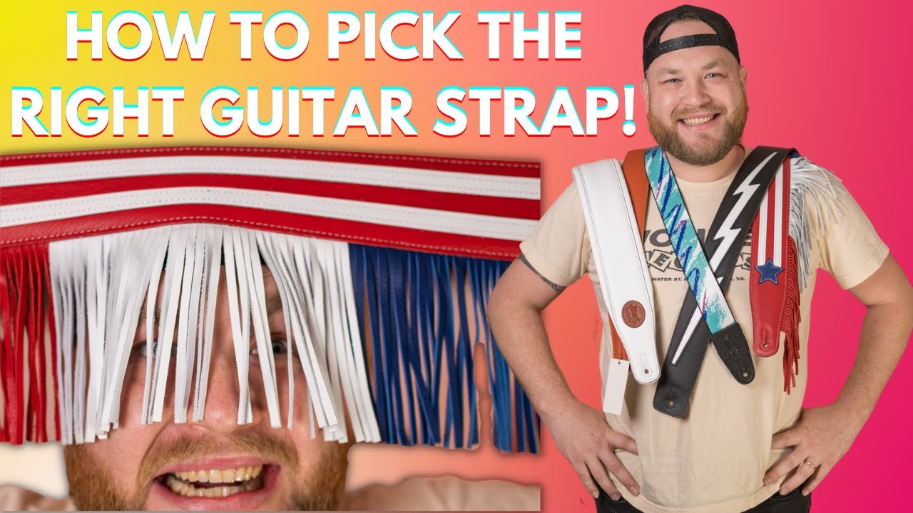 How do you pick the right guitar strap? LEVY STRAPS GIVEAWAY!