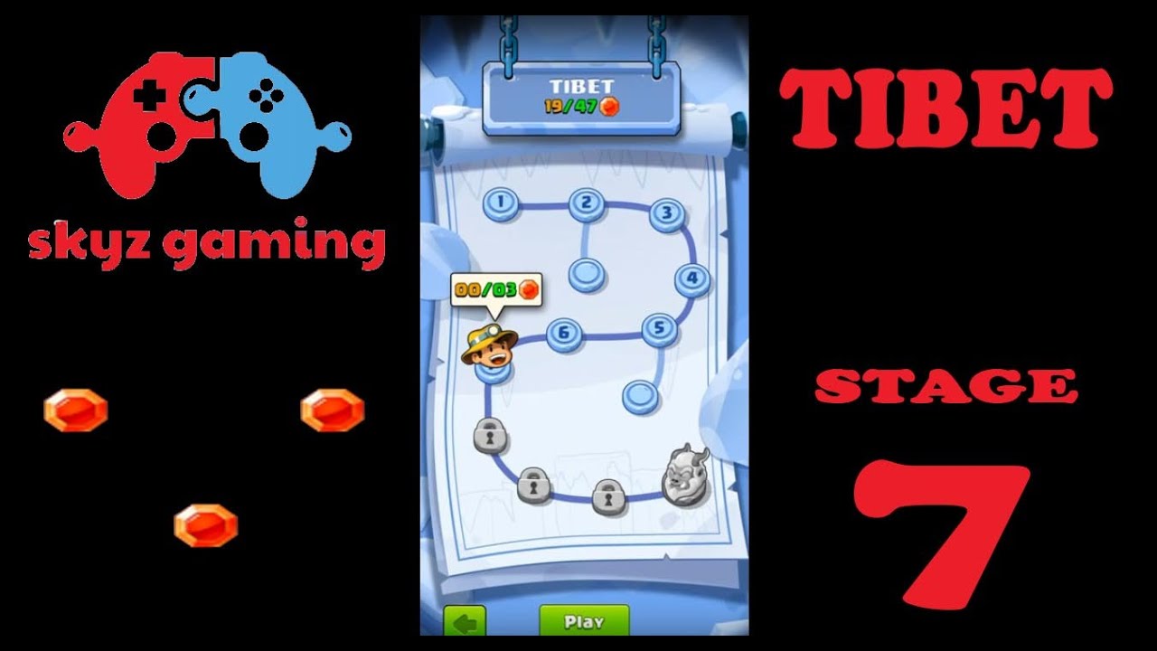 Diamond quest don't rush Tibet - all gems stage 7