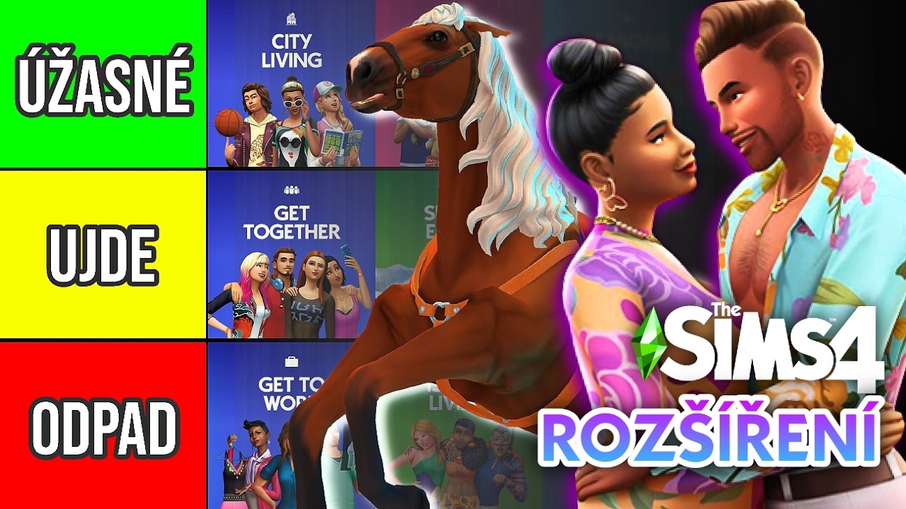 🤩 Hodnotím VŠECHNY The Sims 4 rozšíření (Tier List 2024) 🤔