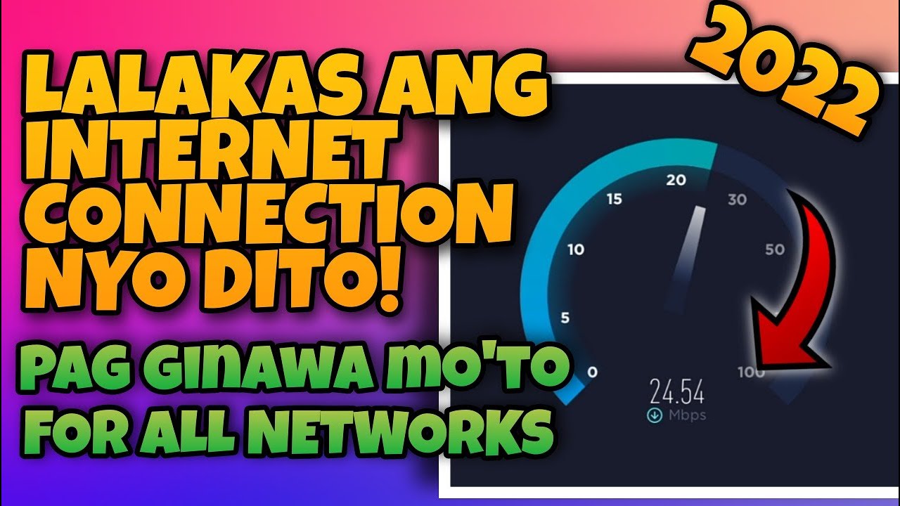 PAANO PALAKASIN ANG INTERNET CONNECTION, KUNTING GALAW LANG SA SETTINGS. FAST APN 2022.