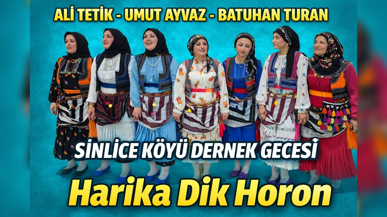 Ali TETİK & Umut AYVAZ & Batuhan TURAN : Sinlice Köyü Dernek Gecesi 2026 - Harika Dik Horon