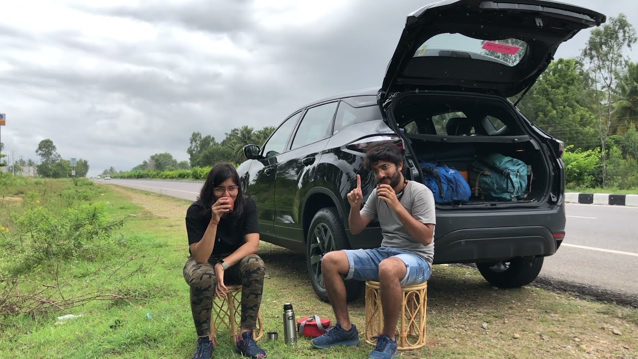 First Trip in TATA Harrier Dark Edition 2021| Weekend Road Trip| Bangalore to Chikmagalur | Homestay