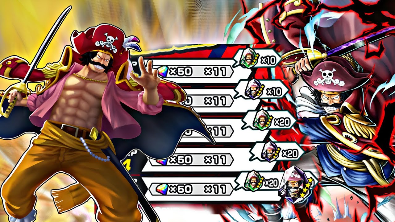 Gol  D Roger V1 & V2  Summons in One Piece Bounty Rush OPBR (2025 Birthday)