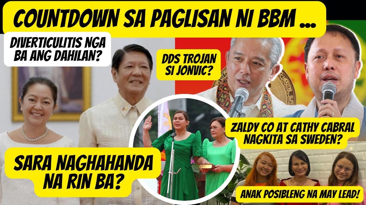 COUNTDOWN NI LIZA! SARA DUTERTE NEXT!  ZALDY CO, CATHY CABRAL, AT JONVIC MAGKASABWAT?