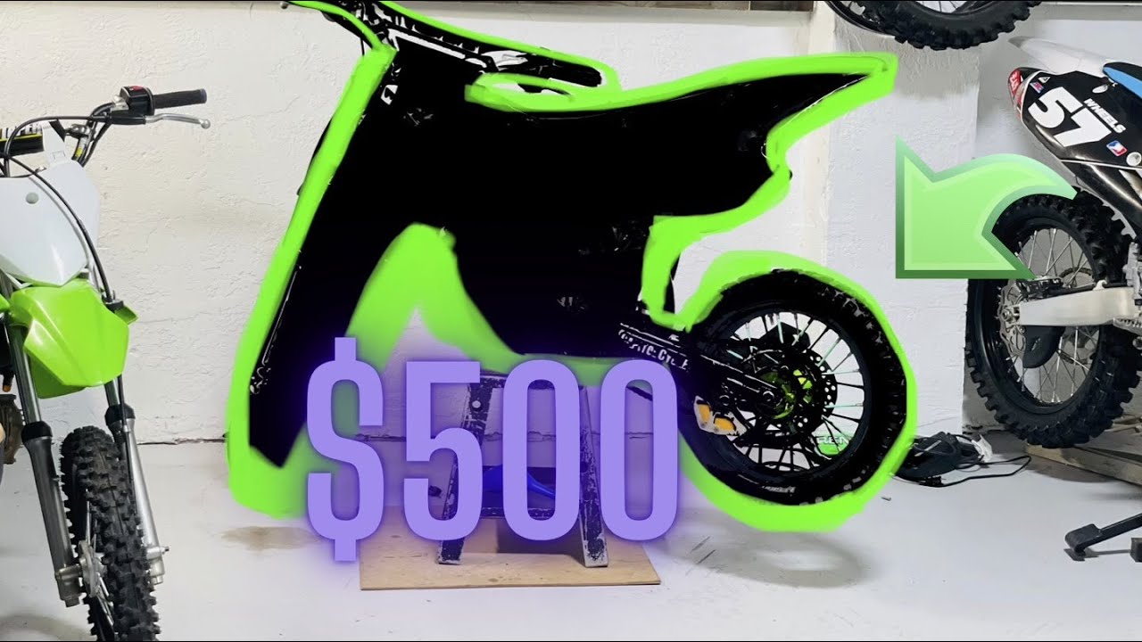 $500 DIRT BIKE BUILD!!! BLOWN UP ENGINE!! Will it Run??? Kawasaki KX85. New Top and bottom end