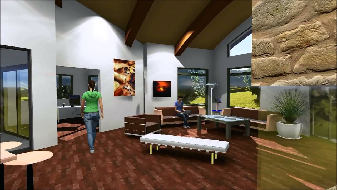 Project Studio 3D Contemporary Walkthrough (LGA Studios)