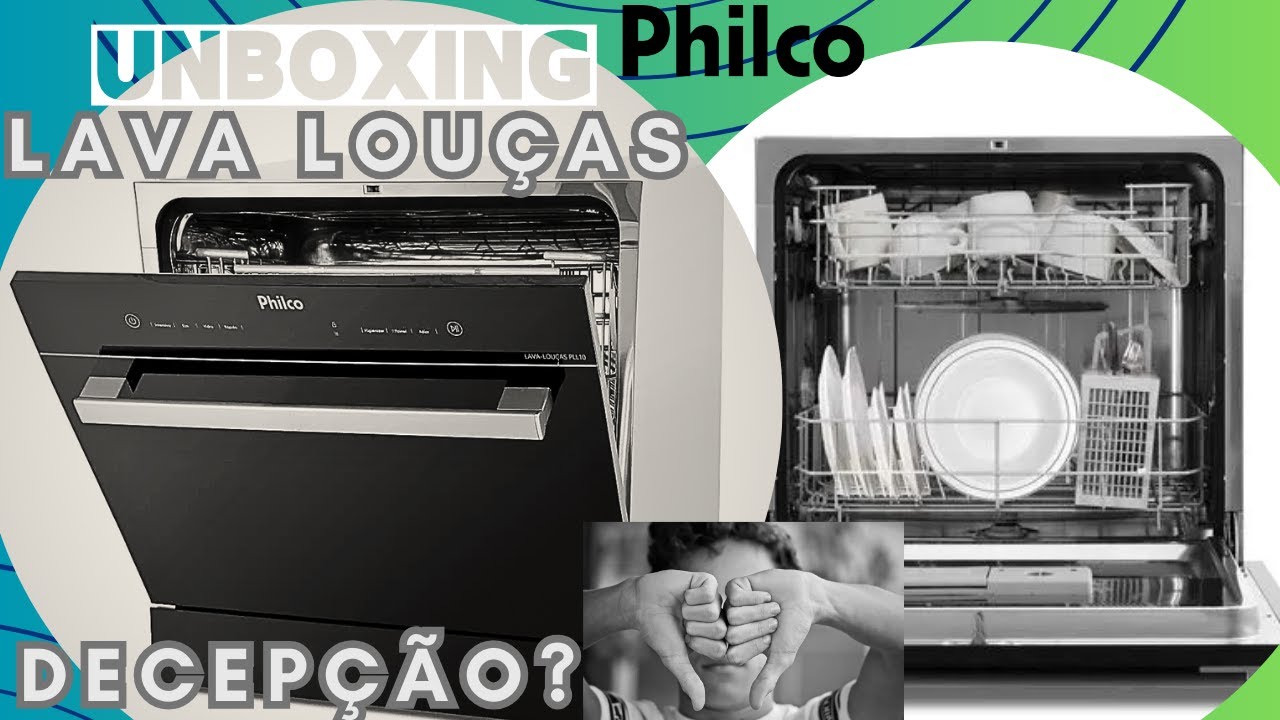 Lava louça Philco 10 serviços l primeiras impressões