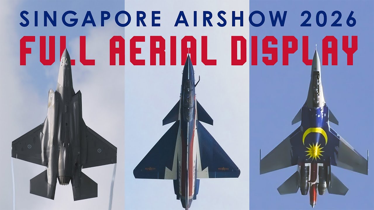 Almost As Good As Being There • Singapore Airshow 2026 FULL Flying Display 🇸🇬