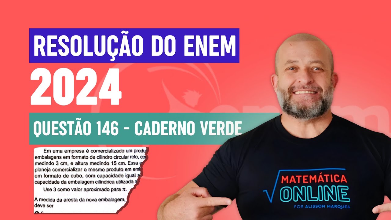 QUESTAO 146 - ENEM 2024 - CADERNO VERDE