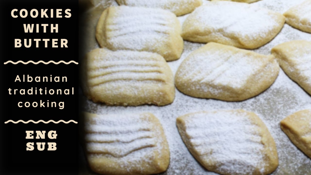 Kurabie me gjalp | Cookies with butter