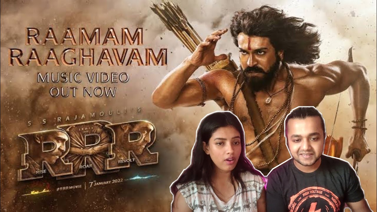 Raamam Raaghavam Song - RRR – Ram Charan, NTR | #RiseOfRam | COUPLE REACTION