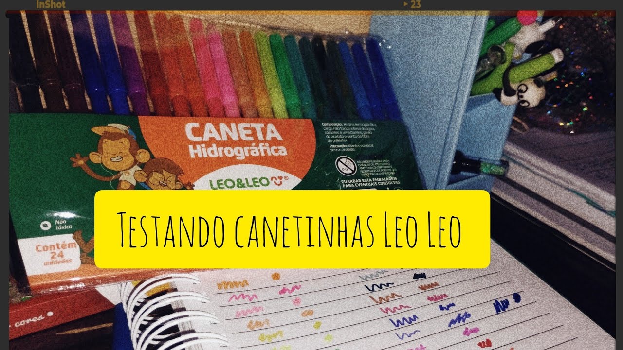Bora comigo testar essas canetinhas da Leo e Leo 💗 deixe o like 👍