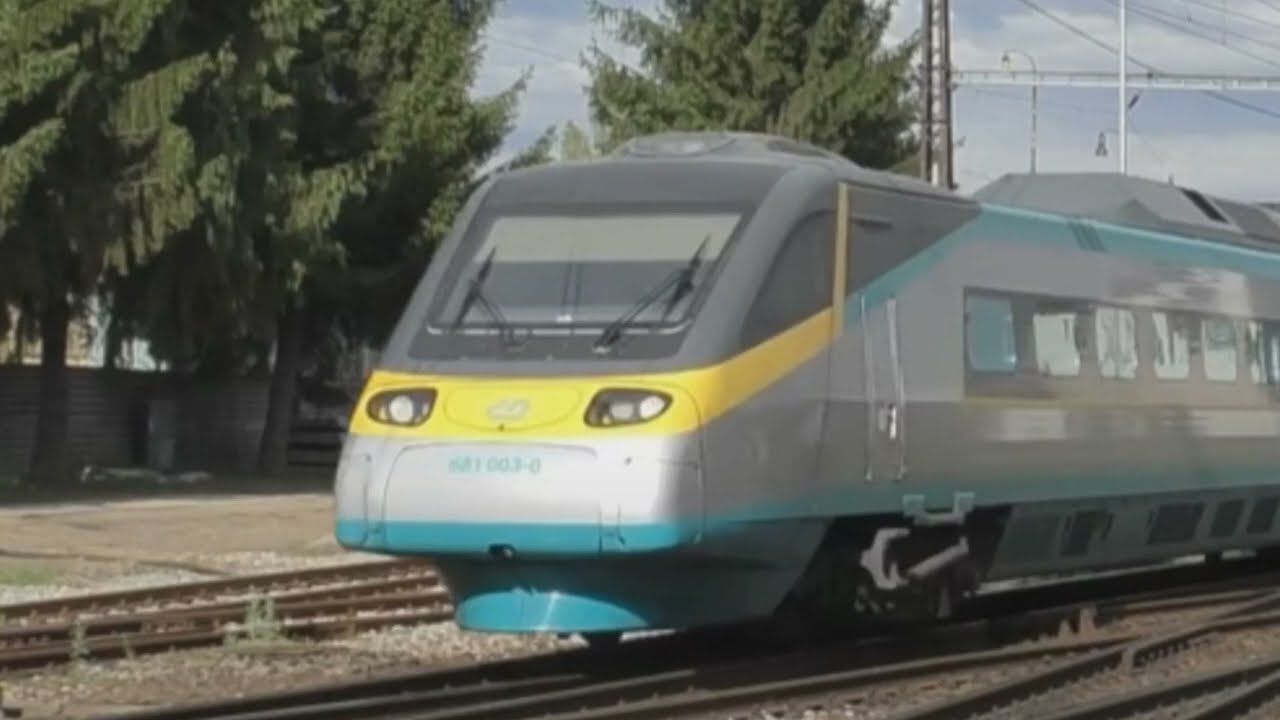 Pendolino Train ride in Liptovský Mikuláš (Jazda vlakom Pendolino v Liptovskom Mikuláši)