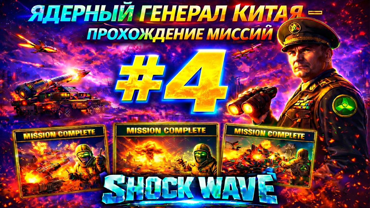 ПРОХОЖДЕНИЕ МИССИЙ #3 ДОКТОР ТРАКС (SHOCK WAVE GENERALS)
